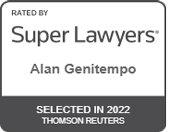 Rated By Super Lawyers | Alan Genitempo | SELECTED IN 2022 | THOMSON REUTERS