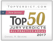 TopVerdict.com | New Jersey Top 50 Jury Verdicts All Practice Areas 2017 | Daniel R. Bevere