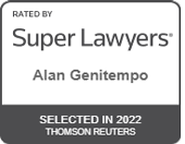 Rated By Super Lawyers | Alan Genitempo | SELECTED IN 2022 | THOMSON REUTERS